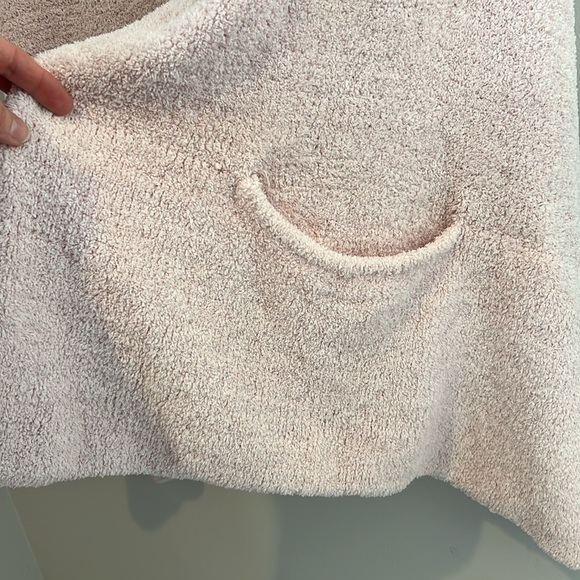 Soma Womens Light Pink Chenille Pocket Wrap Shawl Cardigan Soft One Size 75"x26" - Picture 3 of 16